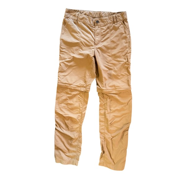 Columbia Pants - Columbia Womens Convertible Hiking Pants Tan Sz 8 Regular Omni-Shade Active Fit